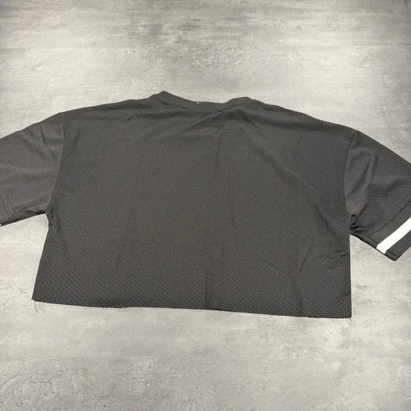 South Carolina Gamecocks Crop Jersey Women XL Black Mesh Baggy Oversized Sports - Picture 4 of 10